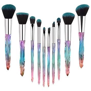 PRIMIUM MAKEUP BRUSH CRYSTAL ( SET OF 10)