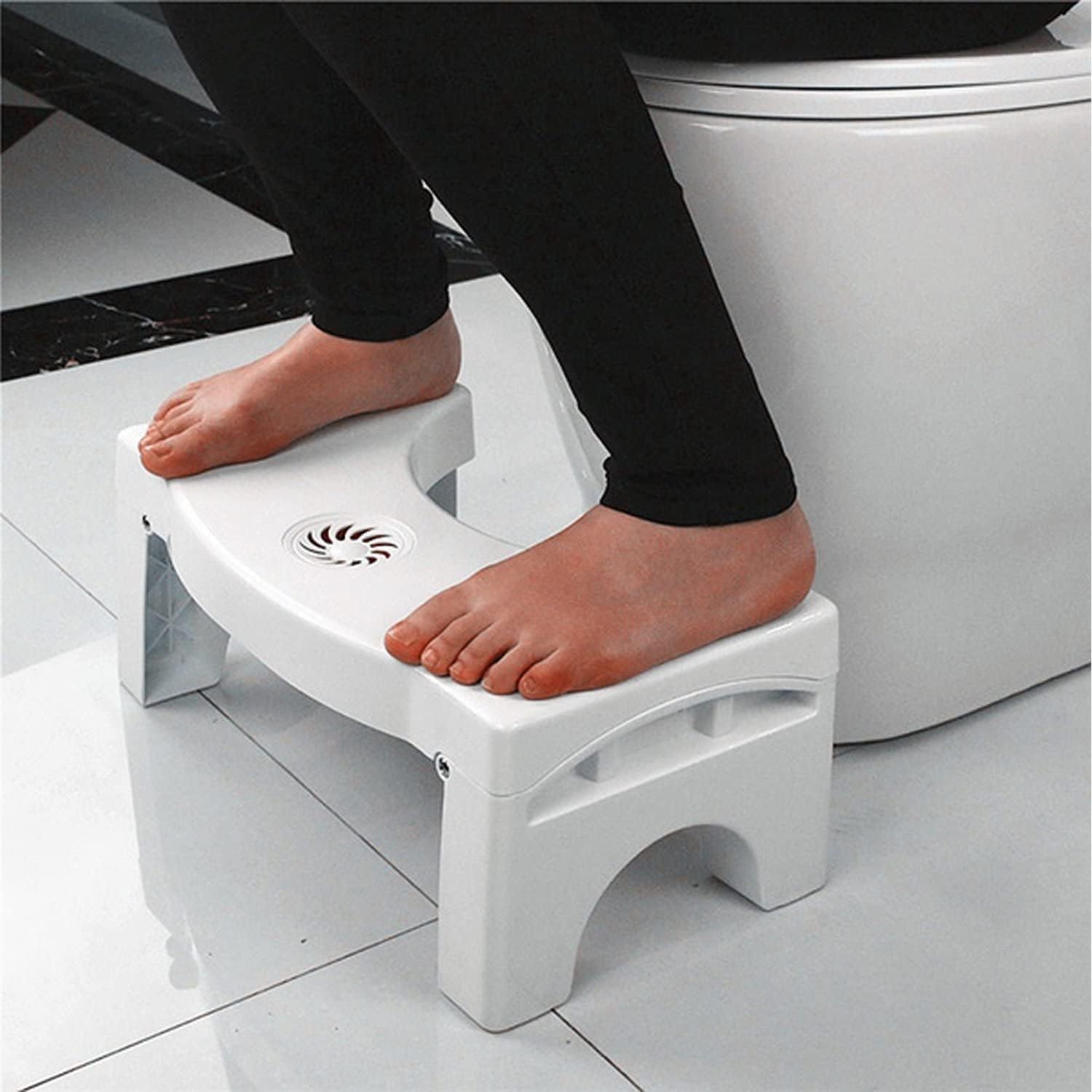 FOLDING TOILET STOOL